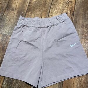 Nike Women's Athletic Shorts in Light Gray